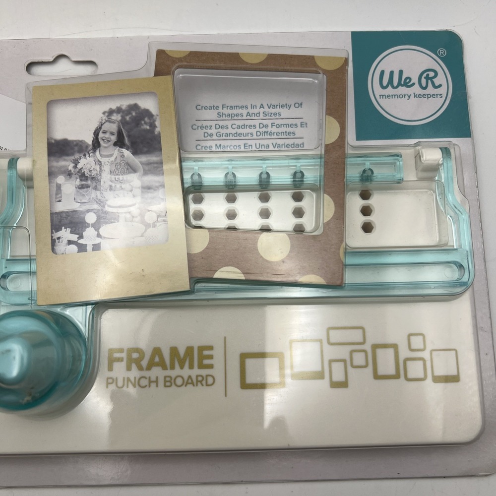 We R Memory Keepers Frame Punch Board Set New In Package - Picture 3 of 9